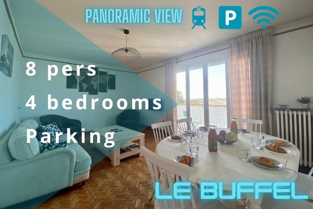 Le Buffel - Appartement 4 Chambres, Parking, Wi-Fi, Tram - 8Pers Montpellier Exterior foto